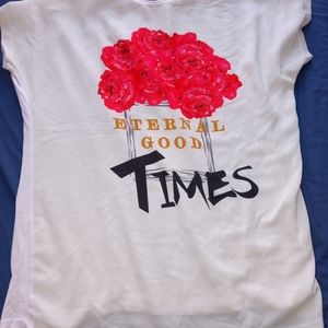 Whote T-Shirt, Small/Medium